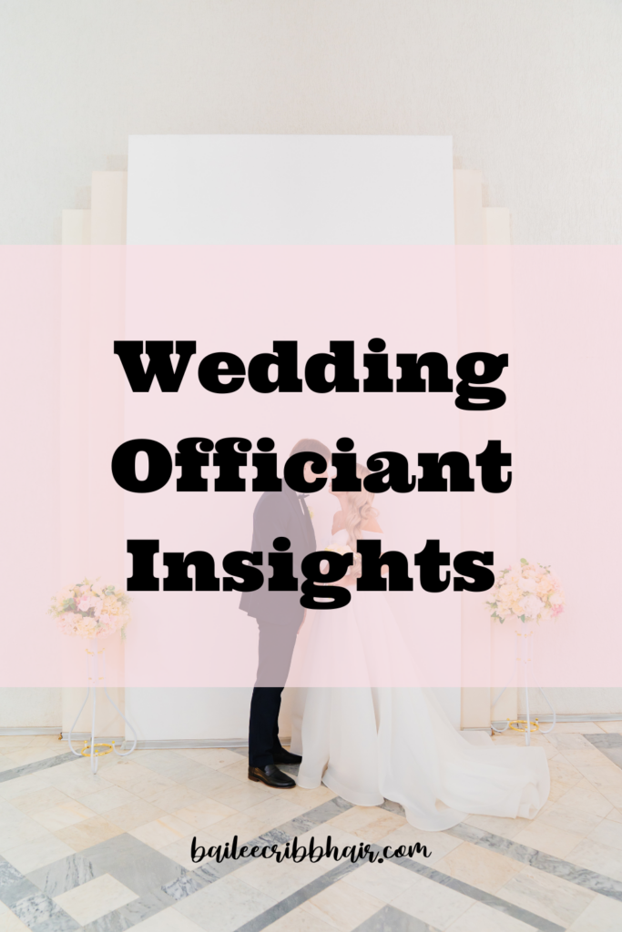 wedding officiant insights